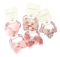 Comprar Pack X 5 Moñas Gomitas Para El Pelo Infantiles Estilo Home