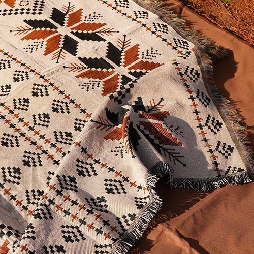 Manta Bohemia, Manta De Picnic, Alfombra De Viaje 90cmx180cm