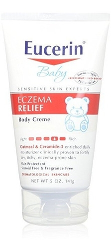 Eucerin Bebé Eczema Relief Body Creme 5 Oz - 2 Paquete