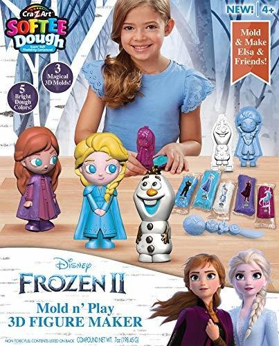 Cra Z Art Disney Congelado 2 Molde N Play Figura 3d Mak...