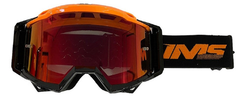 Óculos Motocross Ims Vision Laranja Off Road Bike Trilha Cor da armação Laranja/Preto Cor da lente Violeta