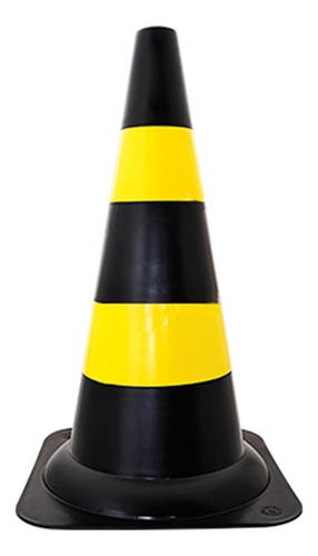Cone Amarelo/preto 70cm Gd Delta