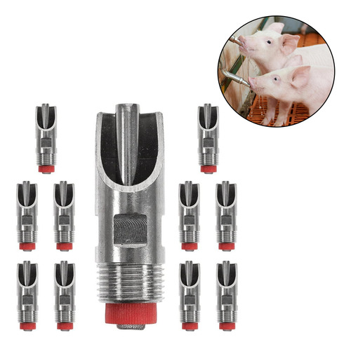 20pcs Bebedouro Coelho Automático Para Porcos / Bico De Água