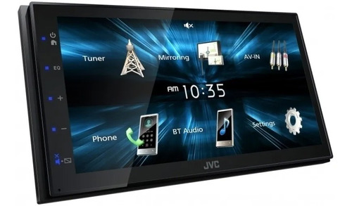 Radio Jvc Kw-m150bt , 2 Din Usb Mirror Link iPhone Android