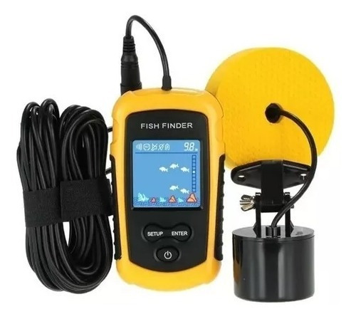 Pescar Barco Caiaque Fish Finder P/ Localizar Peixe Água Mar