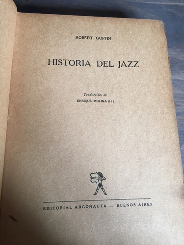 Libro Historia Del Jazz - Robert Goffin - Oferta