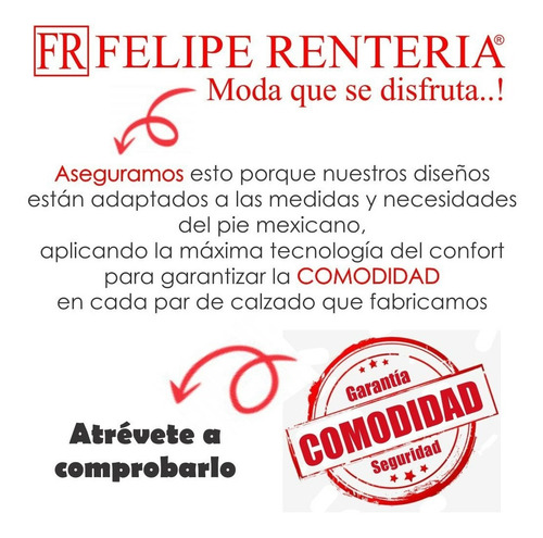 Imagen 8 de 8 de Zapatilla Mujer Felipe Rentería Moda Piel Tacón Geométrico