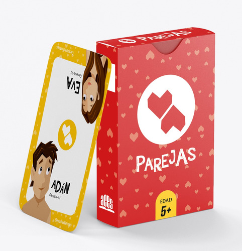 Juego Bíblico Cartas: Parejas - 3ed. 