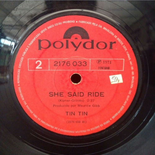 Imagem 3 de 4 de Compacto Tin Tin She Said Ride