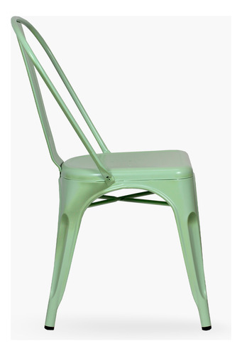 Pack 4 Sillas Tolix Asiento Metal Menta Form