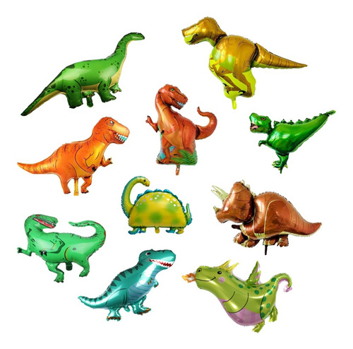10 Globos Gigantes De Dinosaurio Para Decoración De Fiesta D