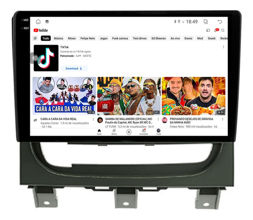 Multimidia Fiat Palio 13/19 9p Android Carplay 4/64gb + Ré