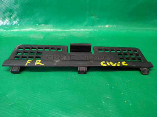 Vista Tapa Frame Number Frontal Derecho Honda Civic Mod 2013 (Usado)