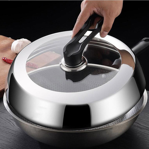Tapa Para Sopa Tapa De Acero Inoxidable Tapa Universal 28cm