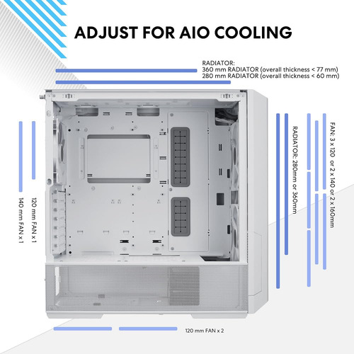 Funda Para Pc Lian Li Lancool 216 E-atx Airflow Rgb Con Vent