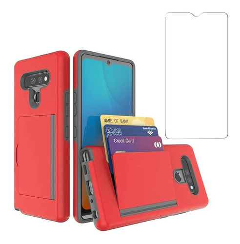 Asuwish Funda De Teléfono Para LG K51/reflect Lte/q51 Con Pr