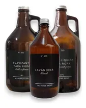 Comprar 2 Growler Lavadero Y 1 Botellon Laundry Lavadero Limpieza N