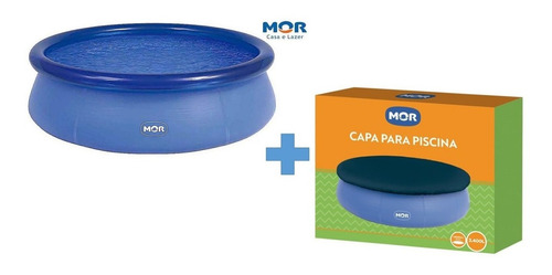 Piscina Splash Fun 2,70mx70cm + Capa - 3.400 Litros Mor 1050