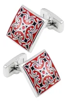 Comprar Moda Cuadrados Gemelos Gemelos Esmaltados Camisa Francesa
