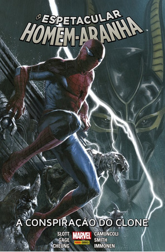 O Espetacular Homem-Aranha Vol.11 - A Conspiração dos Clones: Nova Marvel Deluxe, de Slott, Dan. Editora Panini Brasil LTDA, capa dura em português, 2021