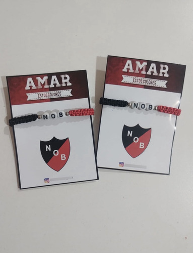 Pulsera Equipos De Futbol Clubes Artesanales Nob 0 Mm