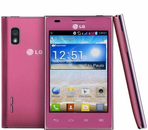 Celular LG Cookie T375 Rosa Novo.