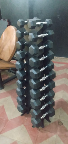 Dumbell Injetado Par De 12 A 20 Kg + Kit De Halter Injetado
