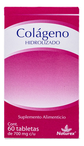 Colágeno Hidrolizado 700 Mg Naturex C/60 Tabletas