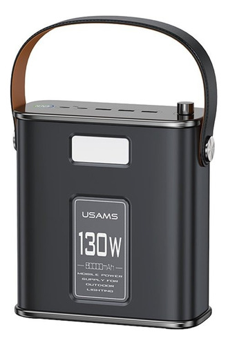 Power Bank Usams 130w Fuente Alimentación Emergencia80000mah