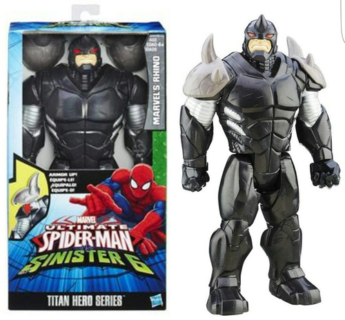Spiderman Titan Hero Rhino 30 Cm - Hasbro Original