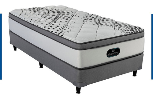 Sommier Colchon Simmons Beautysleep 2021 Resortes 190 X 80