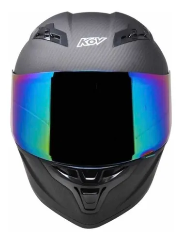 Casco Moto Morado Mujer Kov Blade Certificado Cerrado Ns Rs