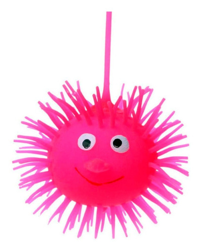 Imagen 4 de 8 de Squishy Ojos Saltarin Luminoso Puffer Ball Kawaii Colores