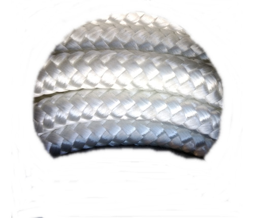 Cuerda Seda Marina 10mm 30 Mts Maxicuerdas Trenzada Uso Rudo Blanco
