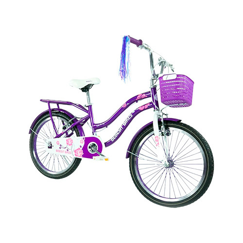 Bicicleta Para Niños Bebesit Queen Rodado 20 Violeta