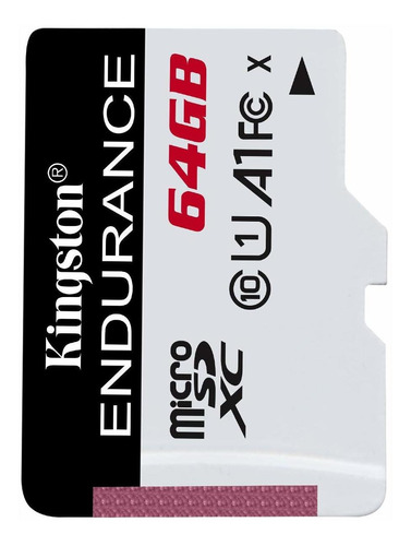 Kingston High Endurance Memoria Flash Microsd Sdxc 64 Gb Hd