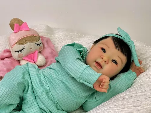 Bebê Reborn Menina Japonesa Silicone Realista Fofa !!!!