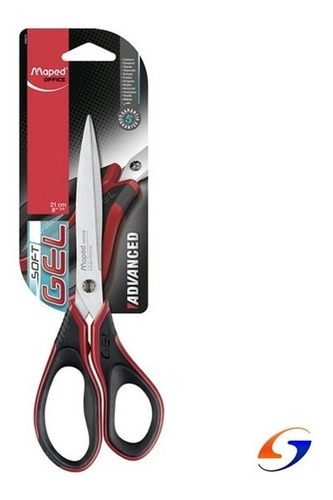 Imagen 1 de 3 de Tijera Maped Advanced Soft Gel 21cm. Serviciopapelero