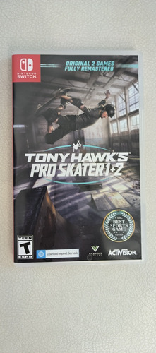 Tony Hawk's Pro Skater 1+2 Nintendo Switch