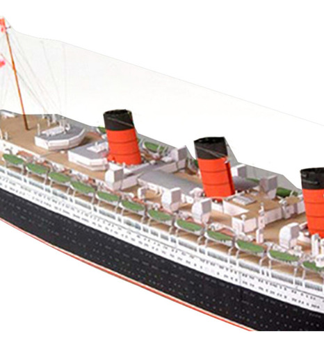Crucero De Construcción De Rompecabezas 3d Modelo A Escala