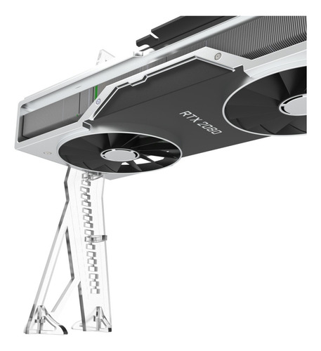 Suporte Vertical Ajustável Para Placa De Vídeo - Artbox3d Cor Transparente
