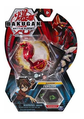 Bakugan, Fangzor, Card De Acción Coleccionable De 2 Sc4fn