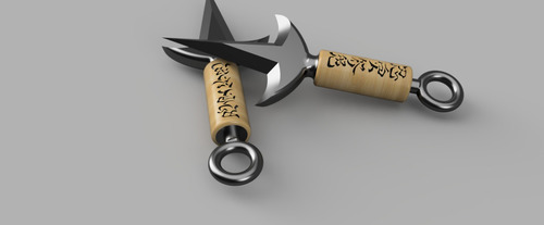 Imagen 2 de 4 de Kunai Hiraishin Minato- Figura Plastica