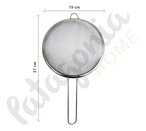 Imagen 2 de 5 de Colador Malla Acero Inoxidable 21 Cm Multiples Usos Oferta
