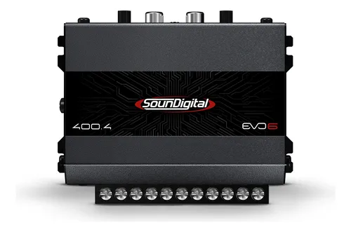 comprar Módulo Soundigital Sd400.4 Evo6, 4 canales puente, 4 ohmios, color gris oscuro