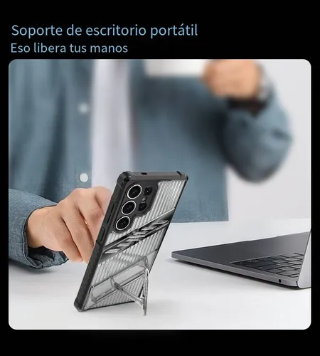 Funda Para Samsung Galaxy A03 Core/a04/a04e Innovadora Funda Protectora De Airbag De Seguridad Con Soporte Invisible