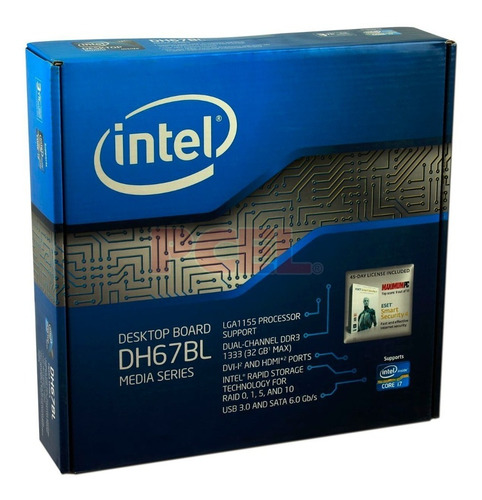 Tarjeta Madre Intel Dh67bl 1155 / Ddr3 Para Reparar