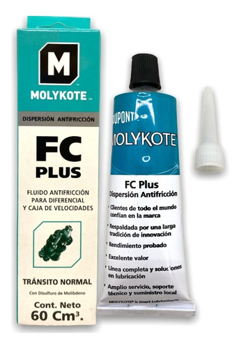 Molykote Fc Plus Antifricción Para Cajas Y Diferenciales 