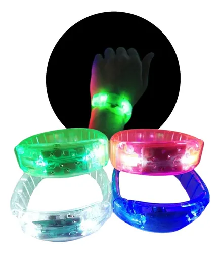 Pulsera Led Audioritmica Brazalete Nuevo Modelo Pack X 10