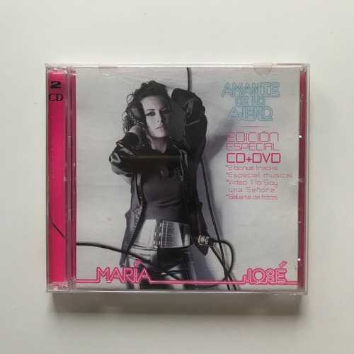 María José - Amante De Lo Ajeno - Edición Especial - Cd+dvd